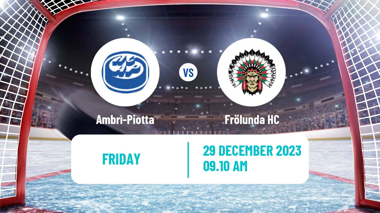 Hockey Spengler Cup Ambrì-Piotta - Frölunda
