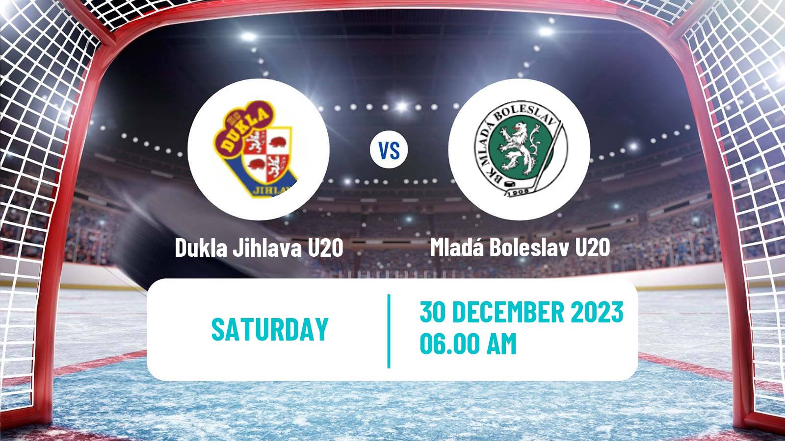 Hockey Czech ELJ Dukla Jihlava U20 - Mladá Boleslav U20