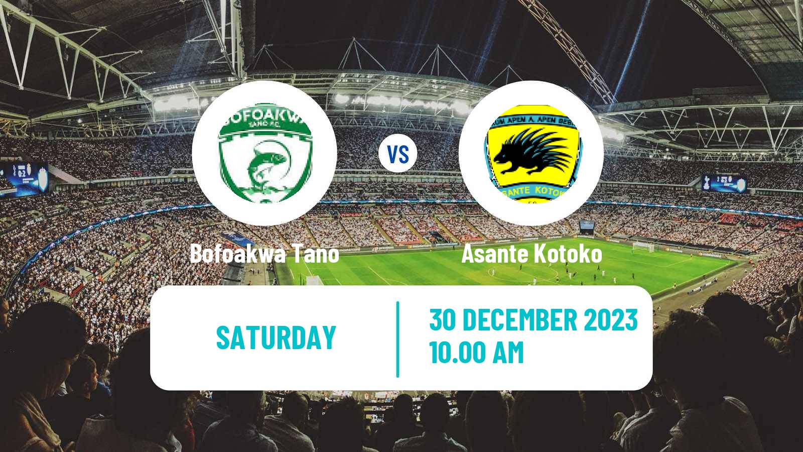 Soccer Ghanaian Premier League Bofoakwa Tano - Asante Kotoko