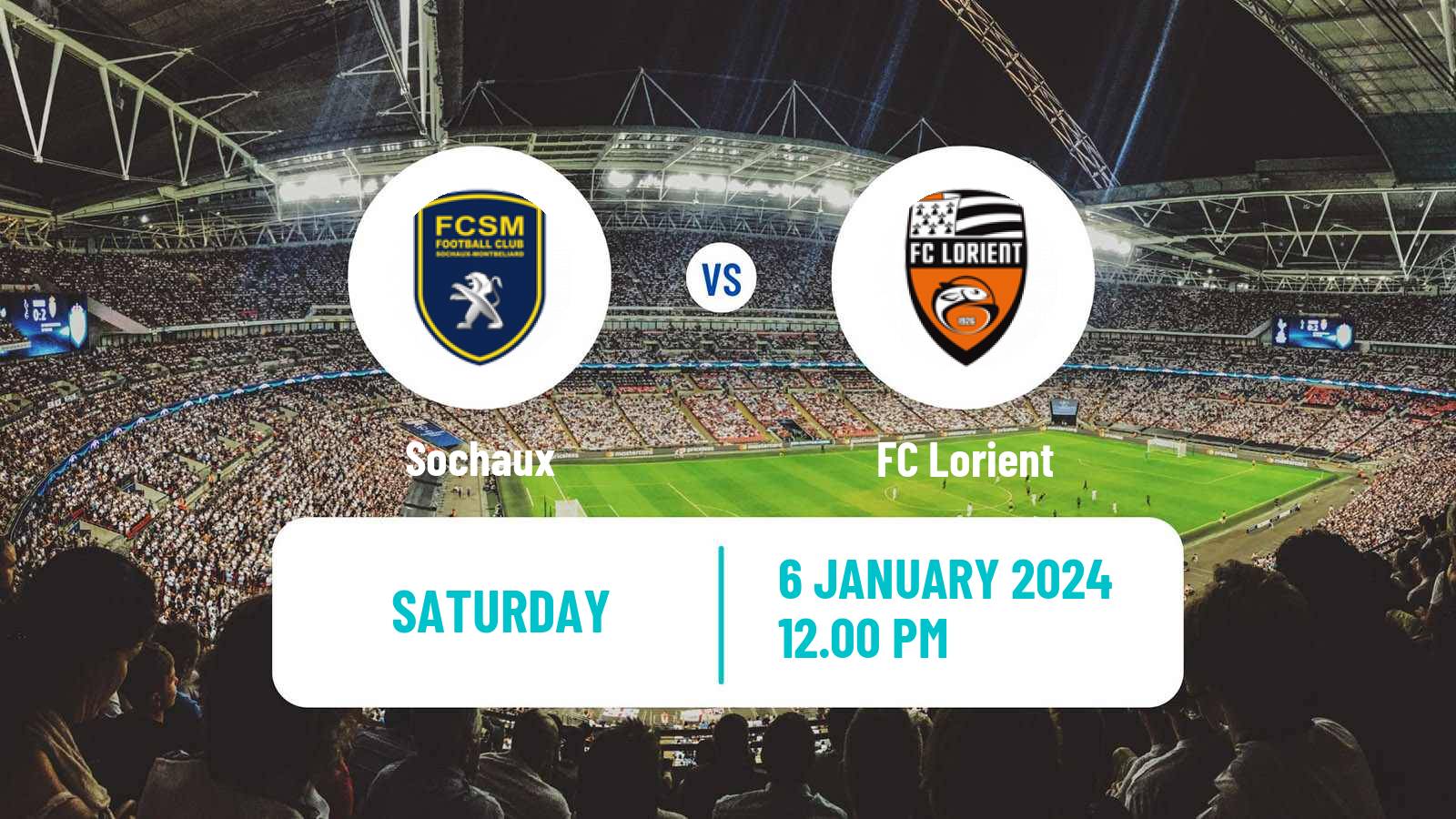 Soccer Coupe De France Sochaux - Lorient