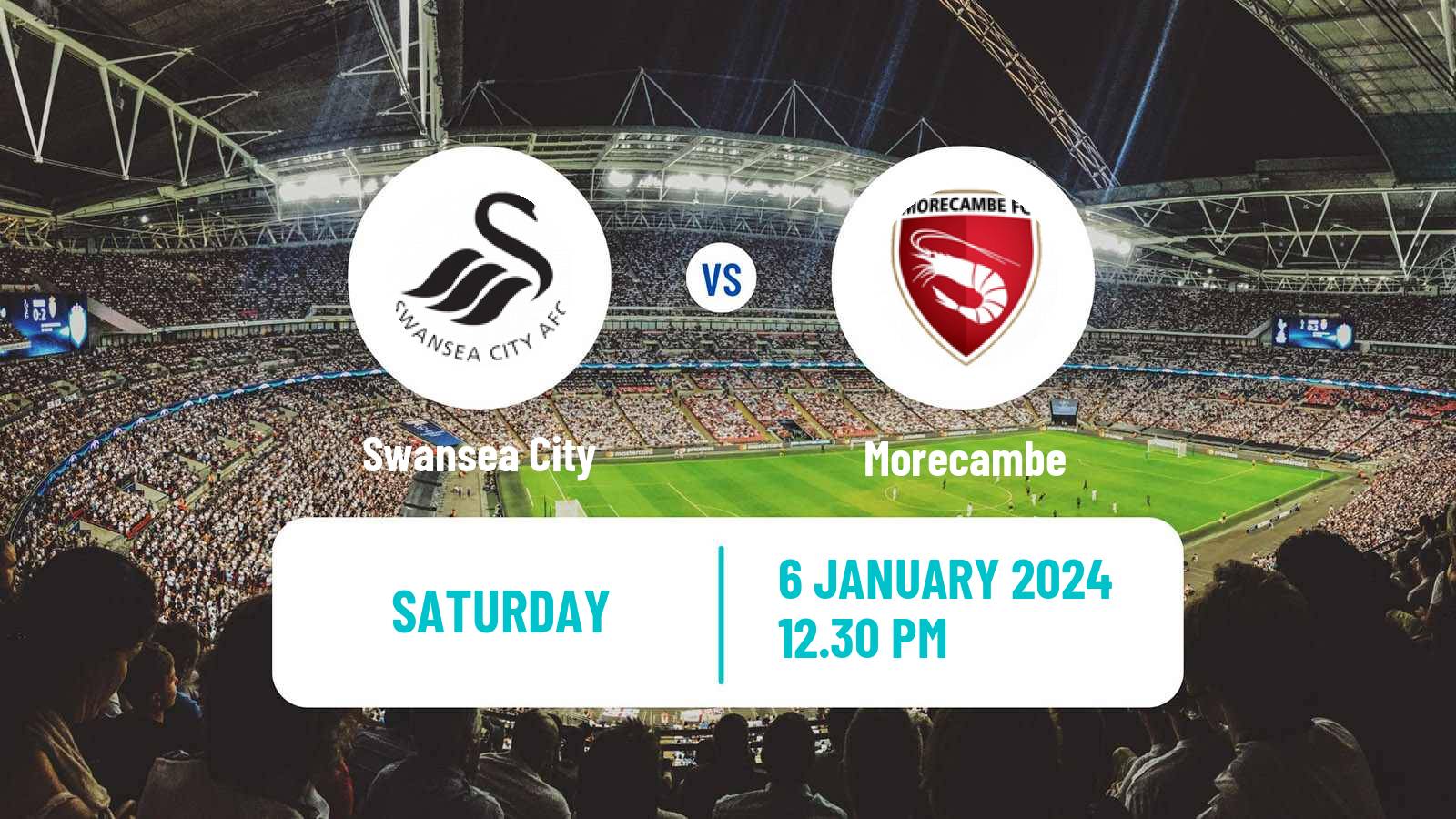 Soccer English FA Cup Swansea City - Morecambe