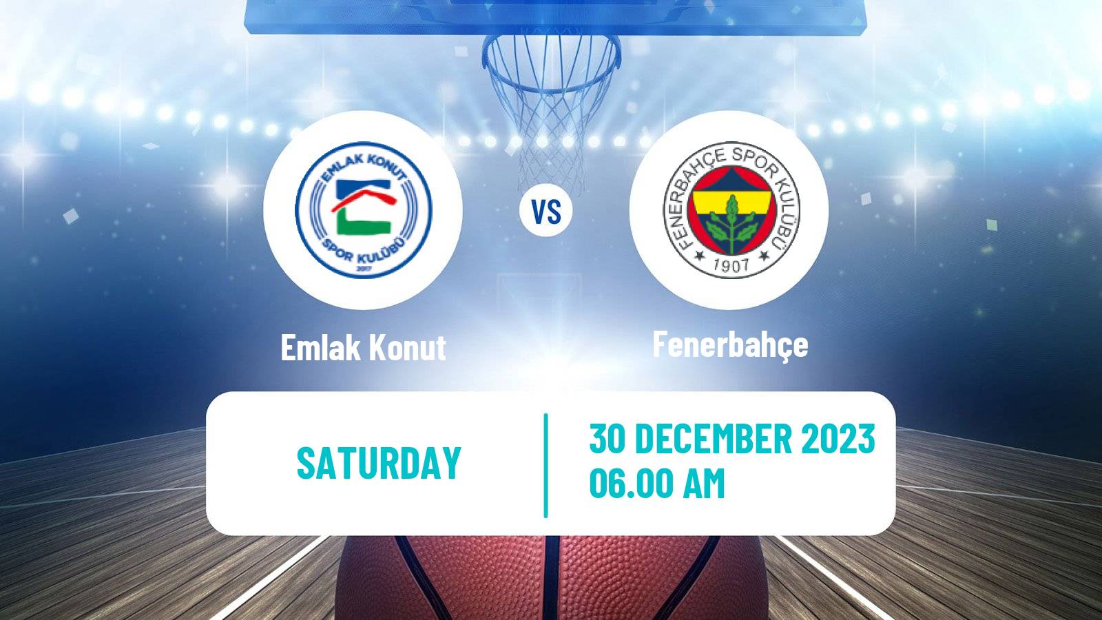 Basketball Turkish Basketball League Women Emlak Konut - Fenerbahçe