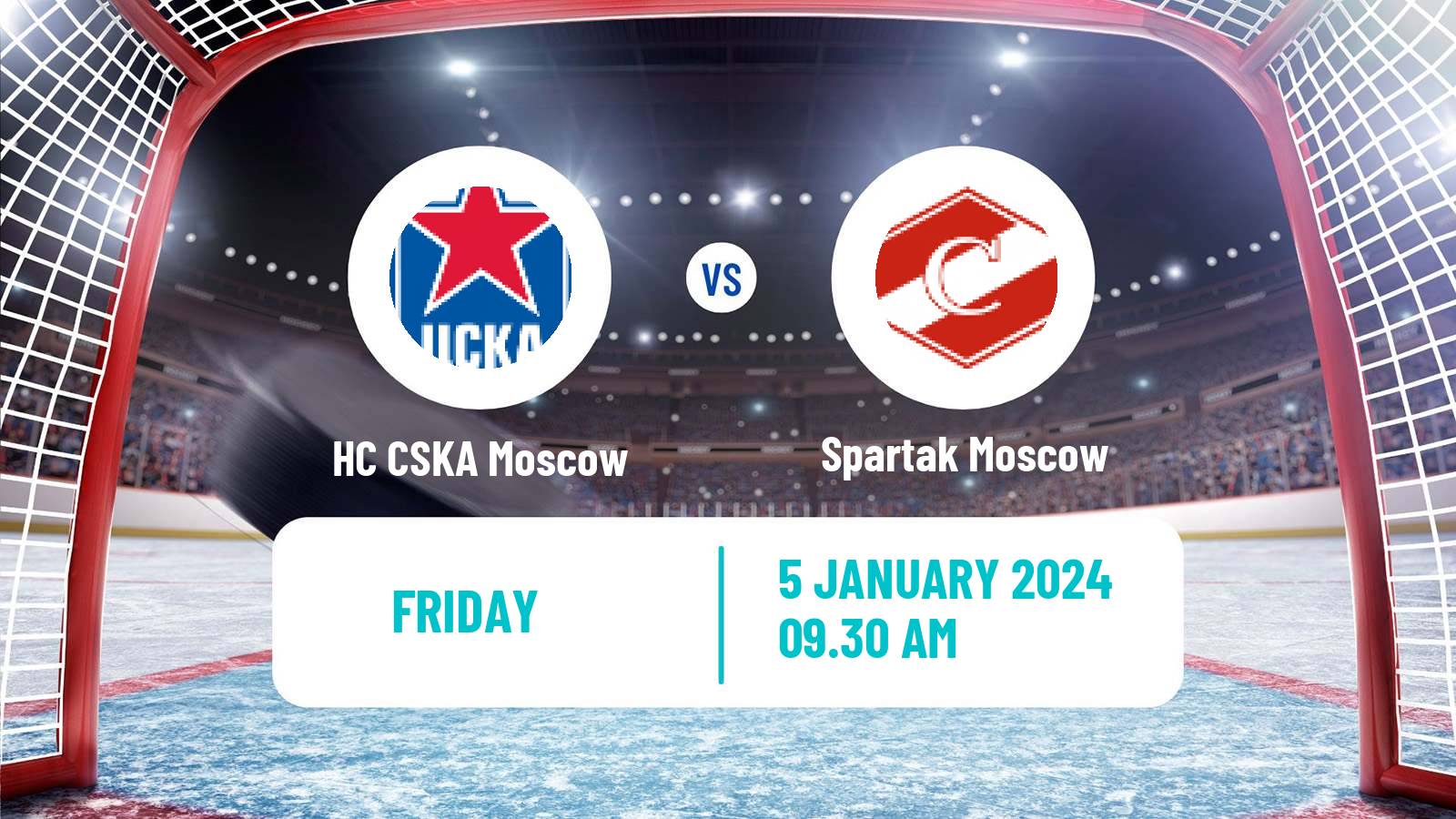 Hockey KHL HC CSKA Moscow - Spartak Moscow