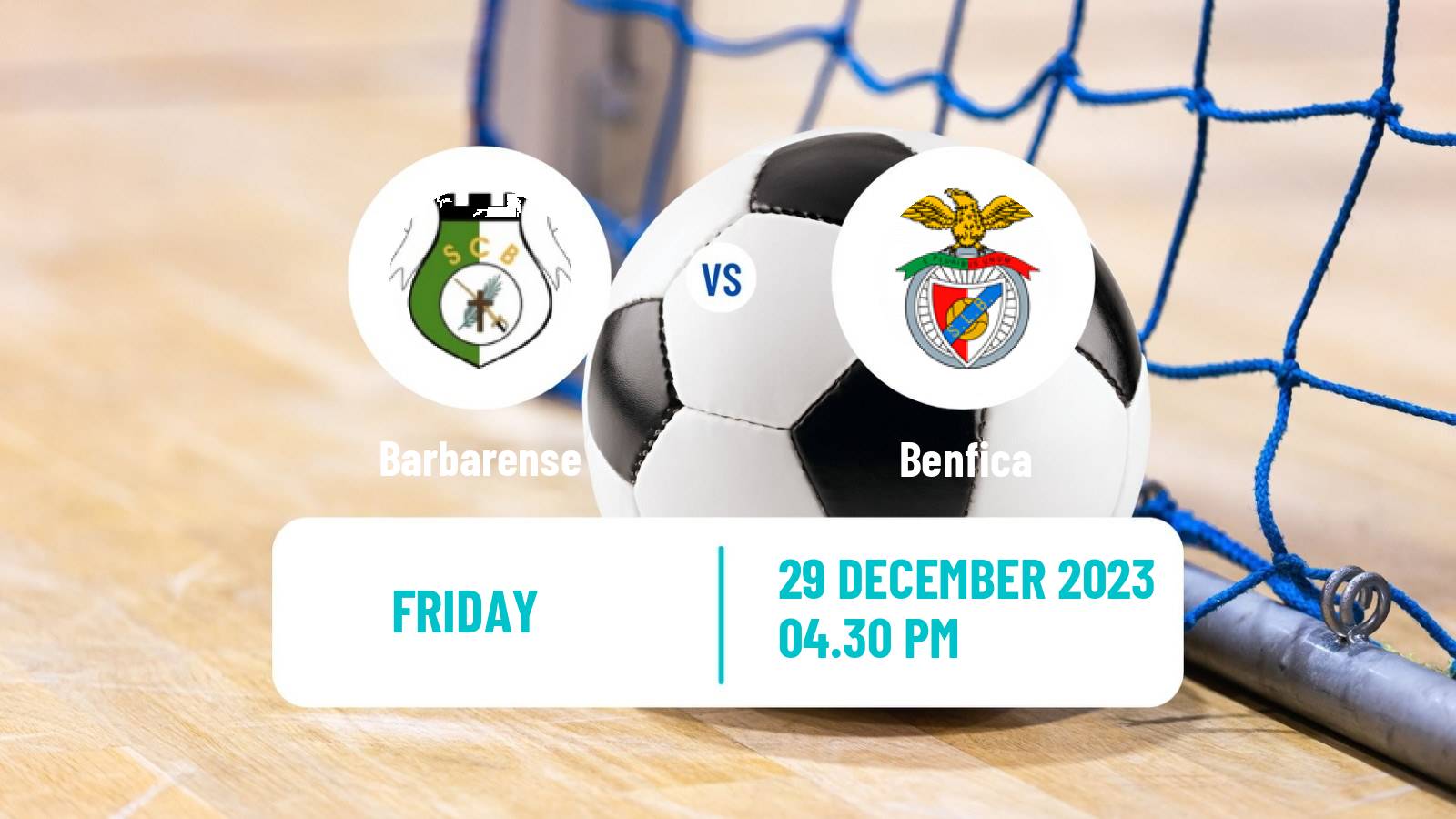 Futsal Portuguese Taca da Liga Barbarense - Benfica