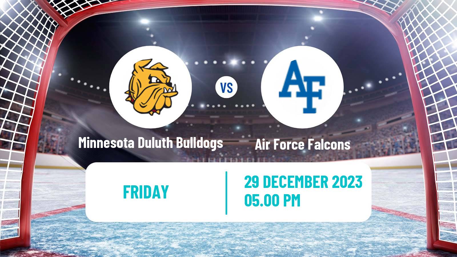 Hockey NCAA Hockey Minnesota Duluth Bulldogs - Air Force Falcons