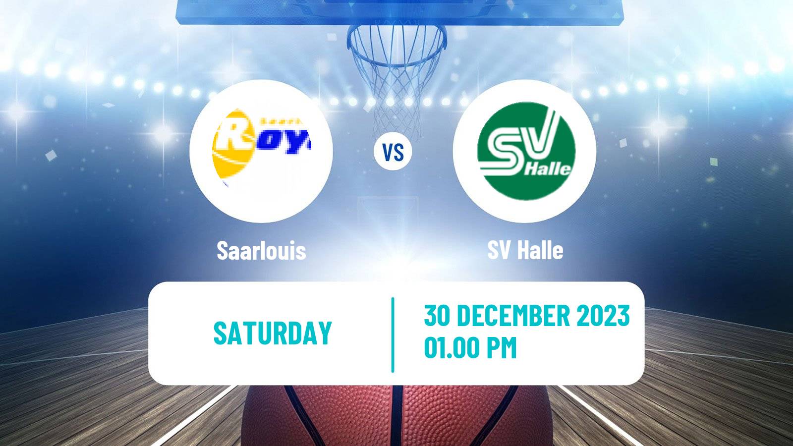 Basketball German DBBL Saarlouis - Halle