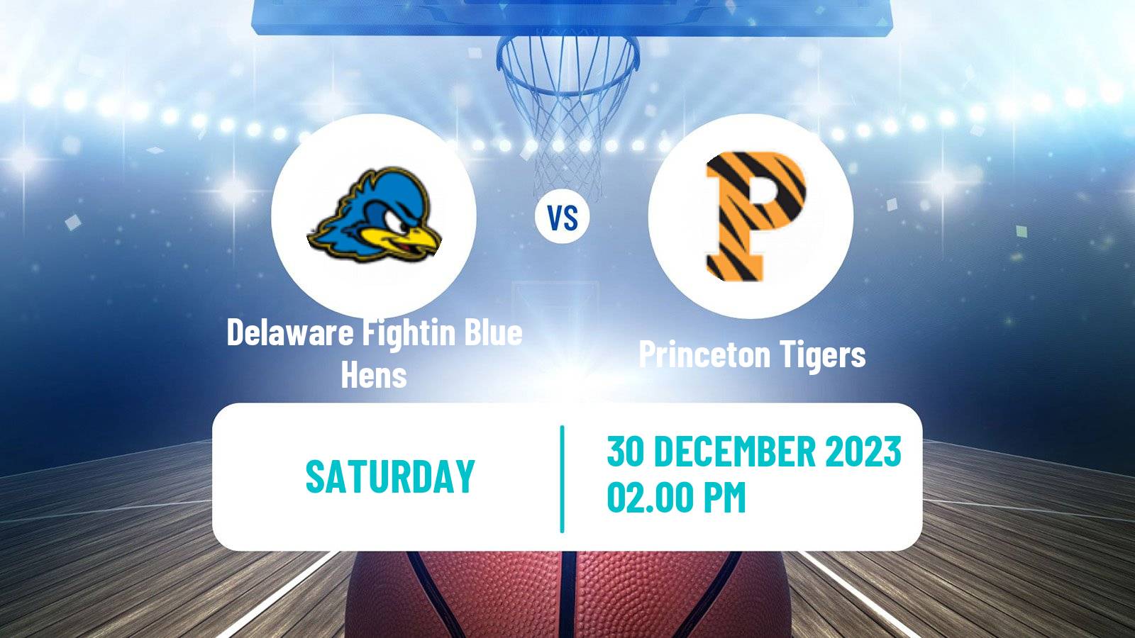 Basketball NCAA College Basketball Delaware Fightin Blue Hens - Princeton Tigers