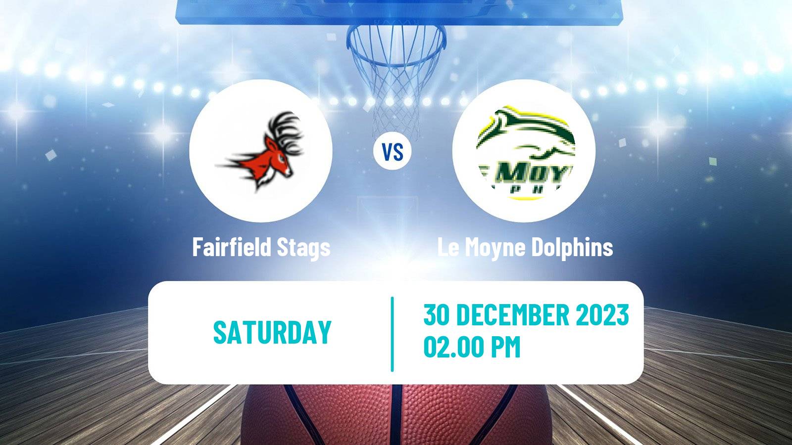 Basketball NCAA College Basketball Fairfield Stags - Le Moyne Dolphins