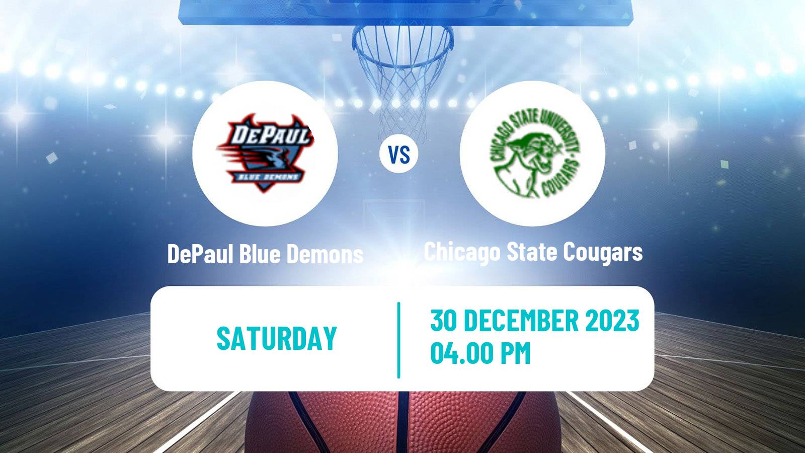 Basketball NCAA College Basketball DePaul Blue Demons - Chicago State Cougars