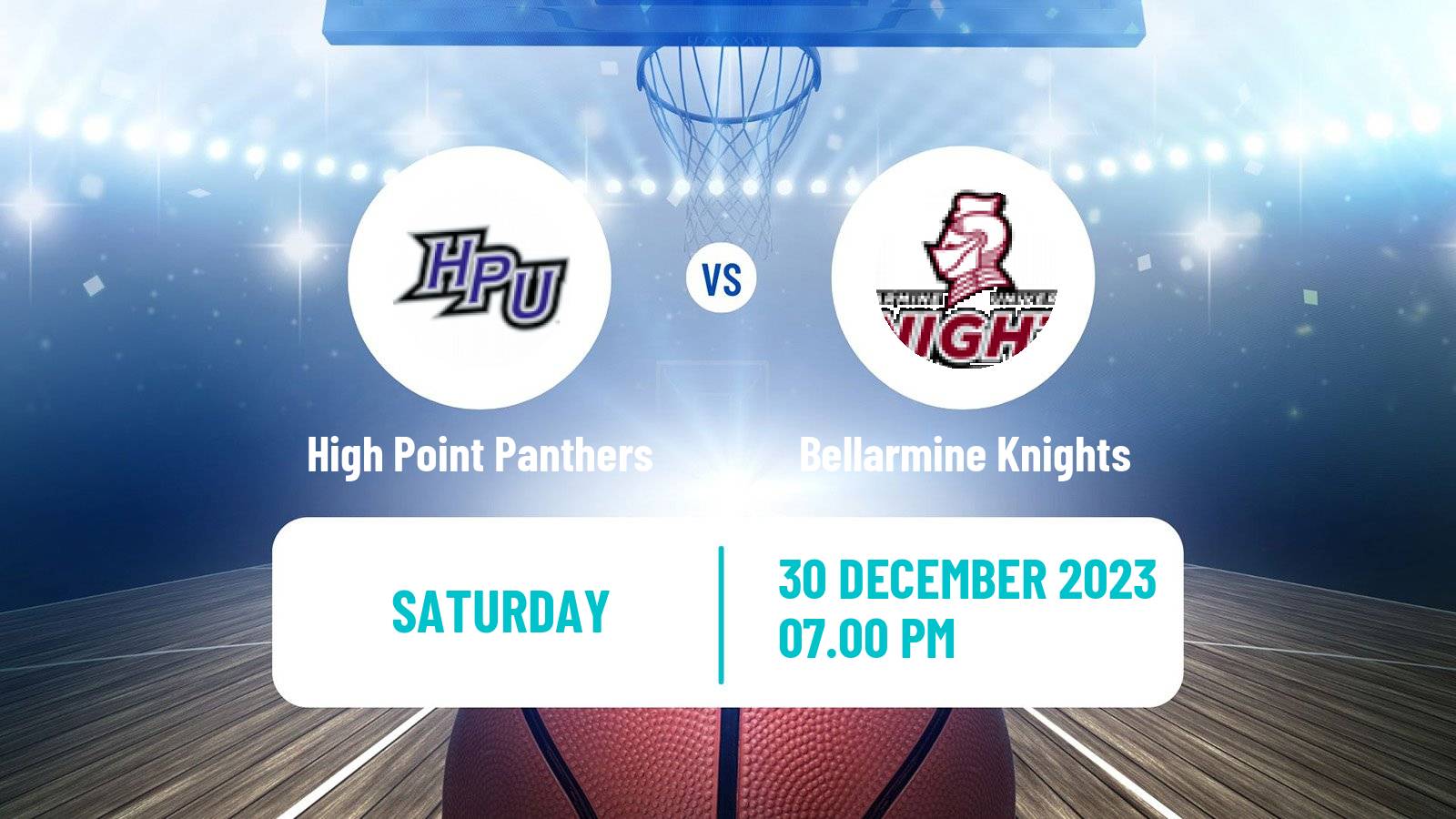 Basketball NCAA College Basketball High Point Panthers - Bellarmine Knights