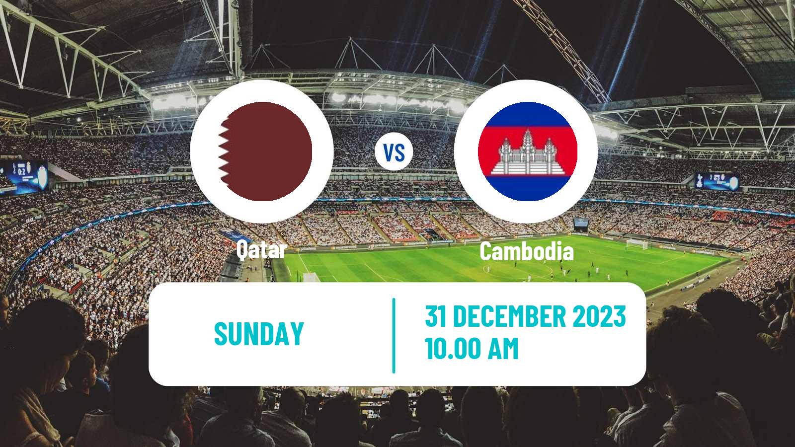 Soccer Friendly Qatar - Cambodia