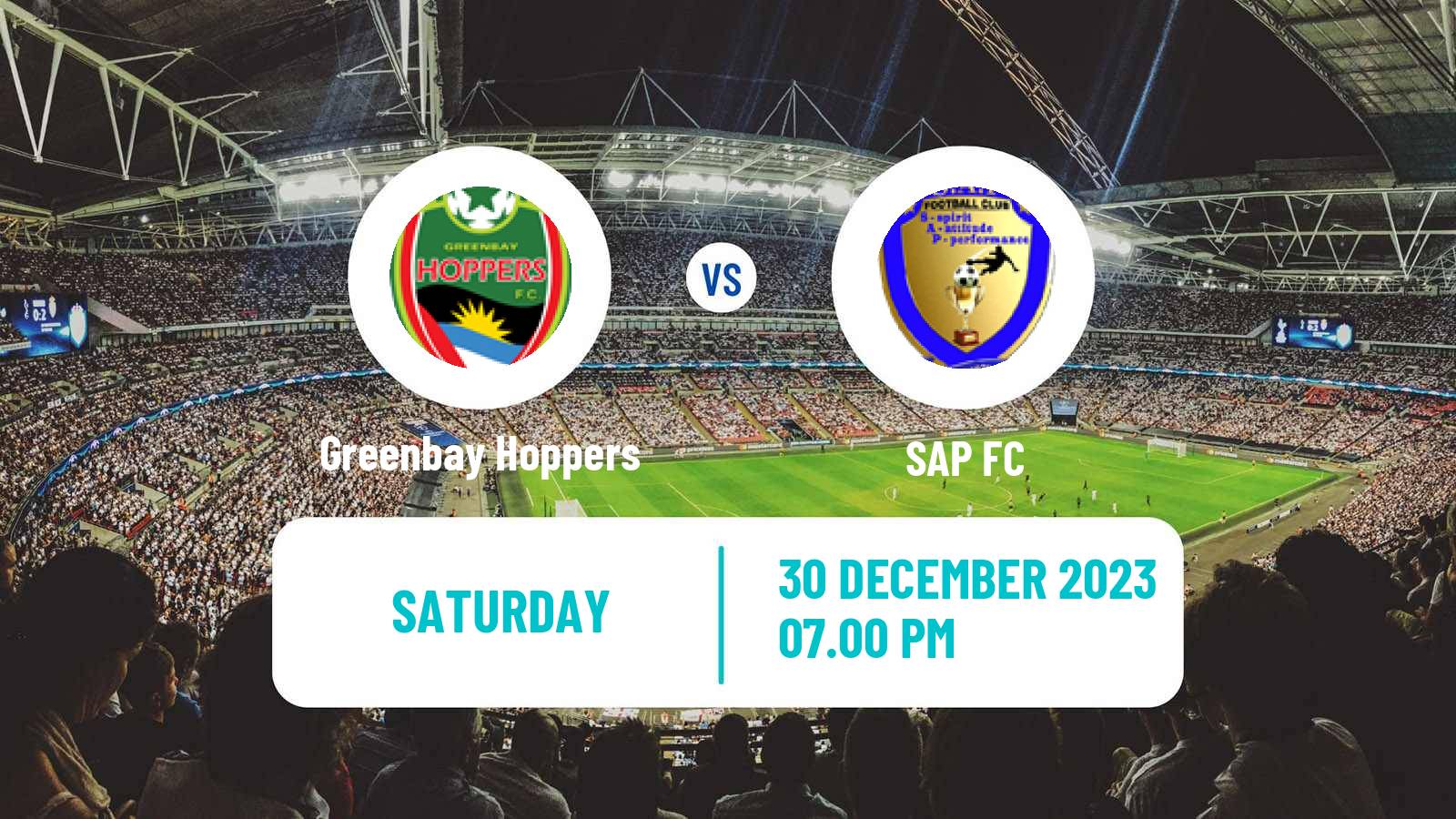 Soccer Antigua and Barbuda FA Premier League Greenbay Hoppers - SAP