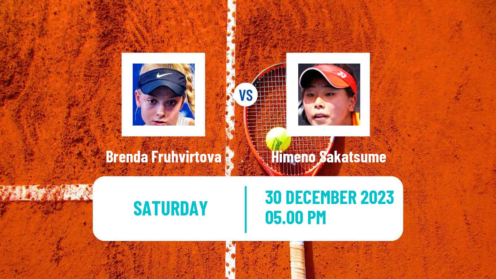 Tennis WTA Auckland Brenda Fruhvirtova - Himeno Sakatsume