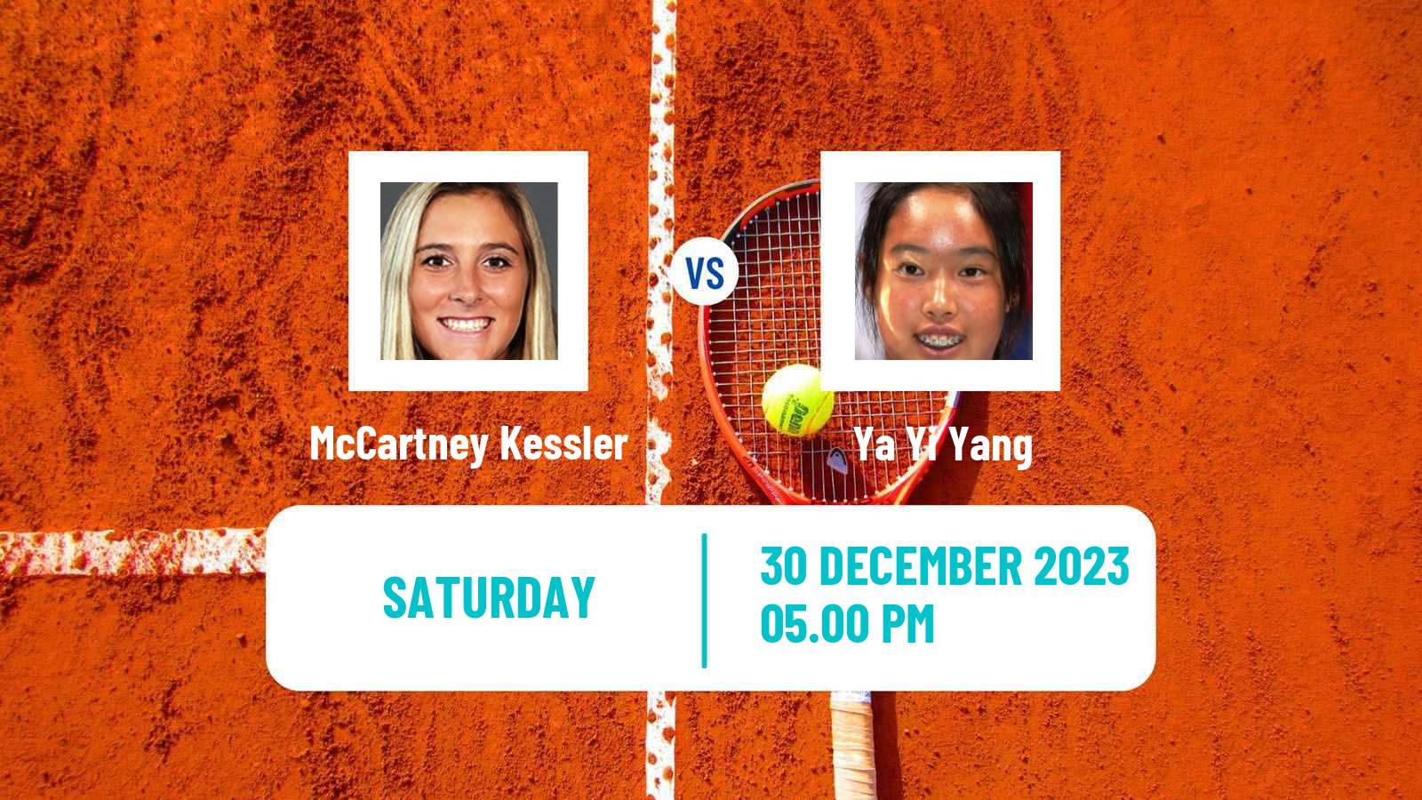 Tennis WTA Auckland McCartney Kessler - Ya Yi Yang