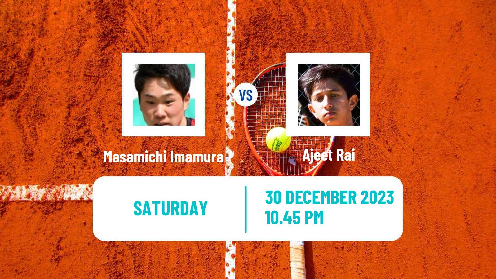 Tennis Noumea Challenger Men Masamichi Imamura - Ajeet Rai
