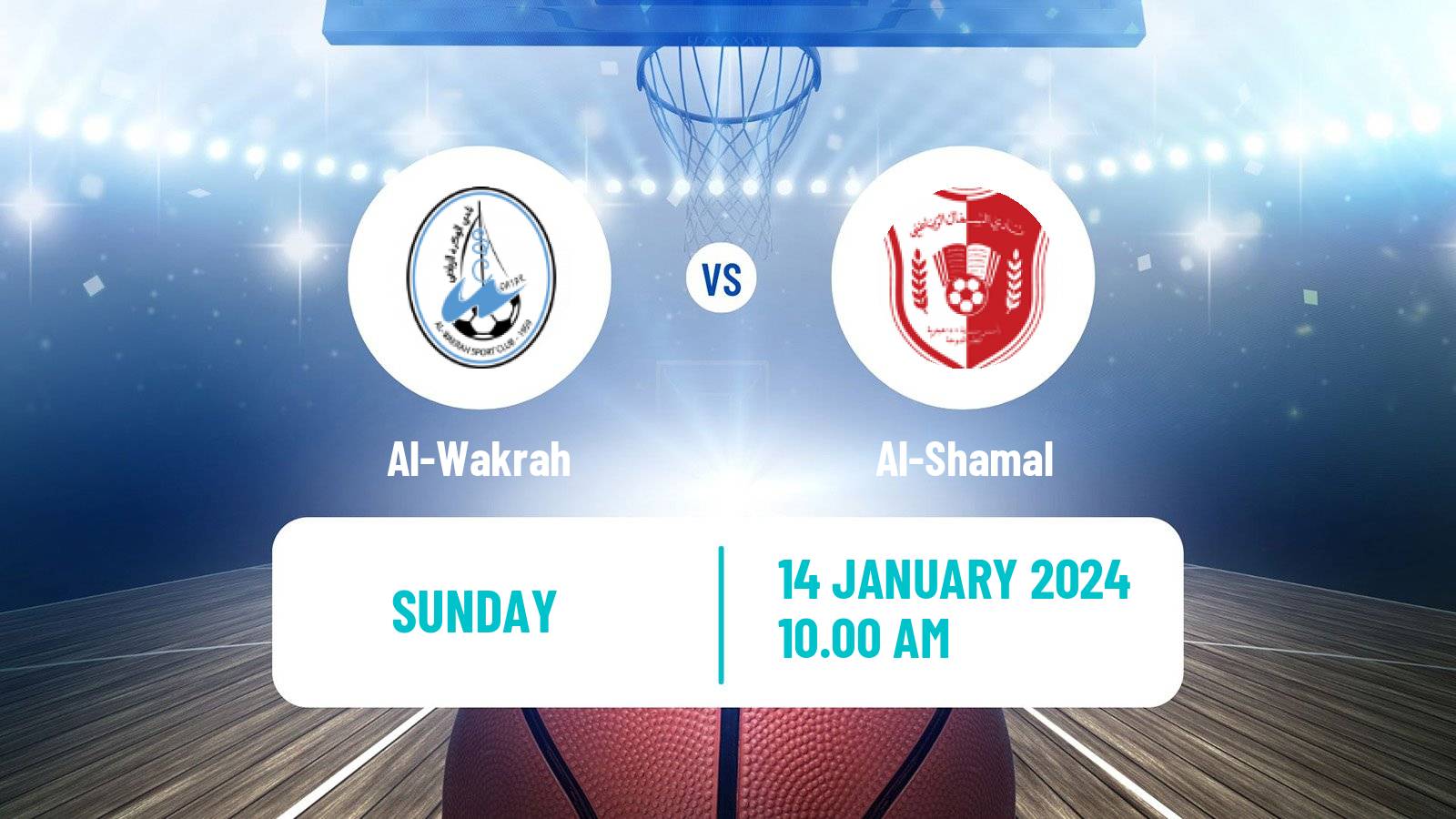 Basketball Qatar Basketball League Al-Wakrah - Al-Shamal