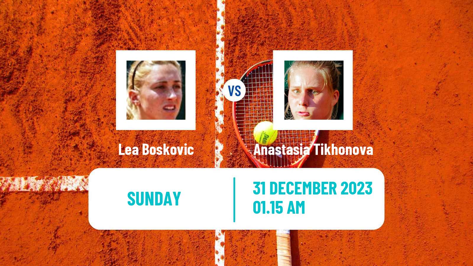 Tennis Canberra Challenger Women Lea Boskovic - Anastasia Tikhonova
