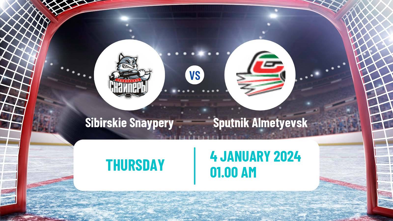 Hockey MHL Sibirskie Snaypery - Sputnik Almetyevsk