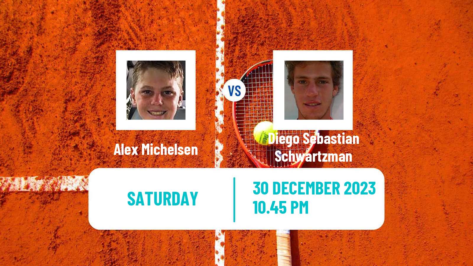Tennis ATP Brisbane Alex Michelsen - Diego Sebastian Schwartzman