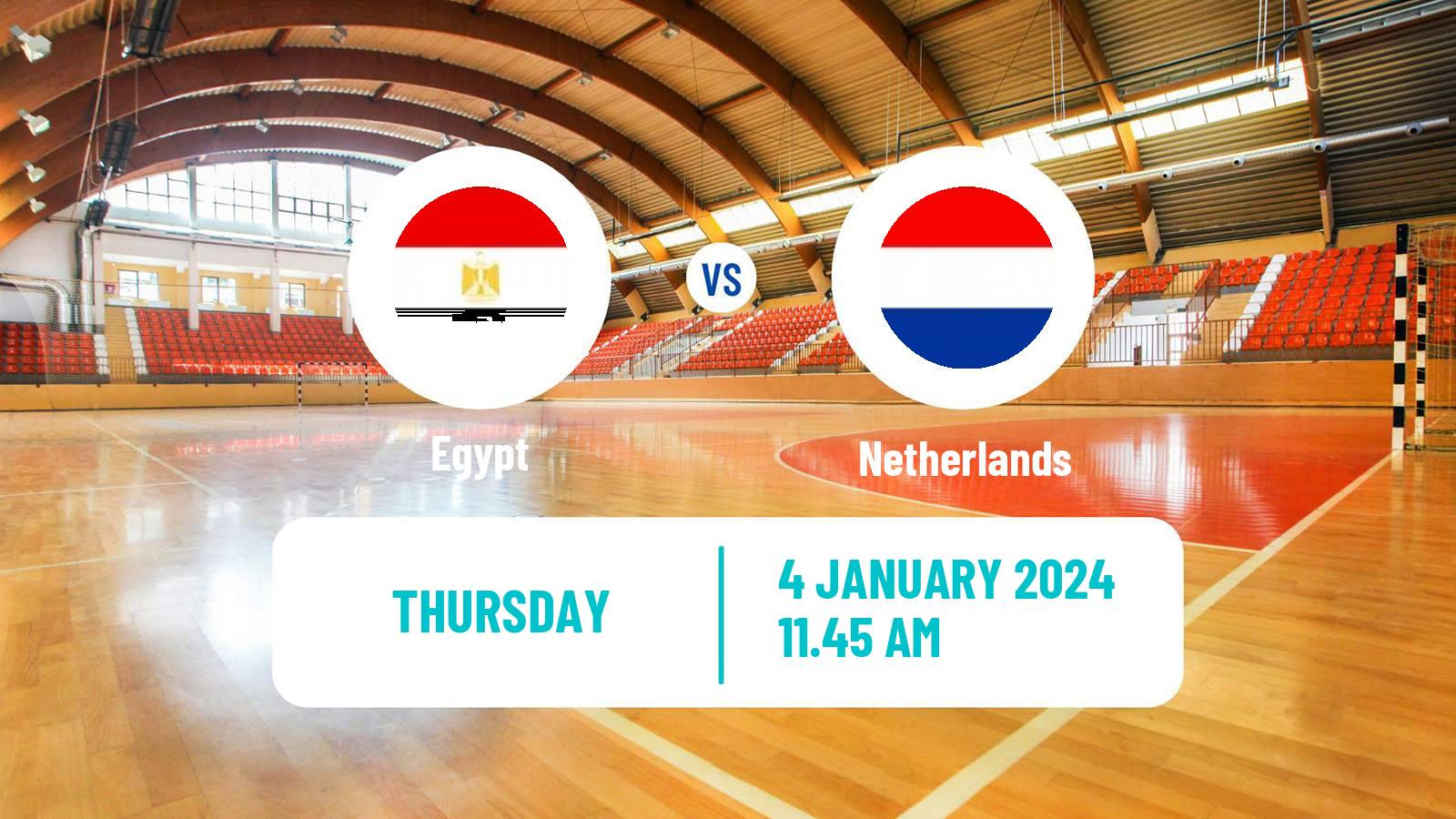 Handball Golden League Handball - Denmark Egypt - Netherlands