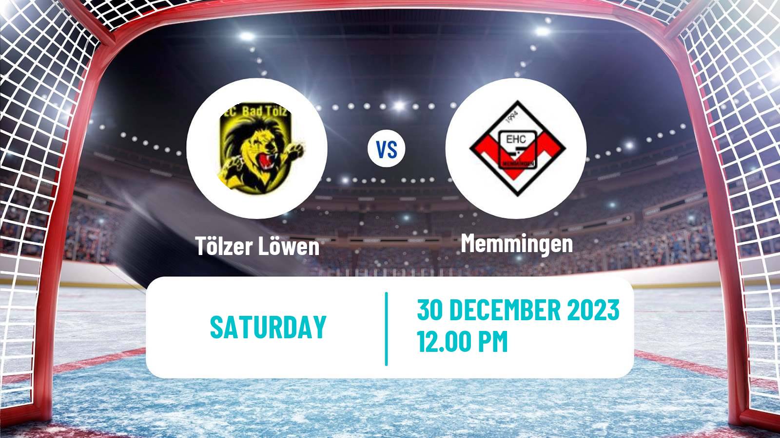 Hockey German Oberliga South Hockey Tölzer Löwen - Memmingen