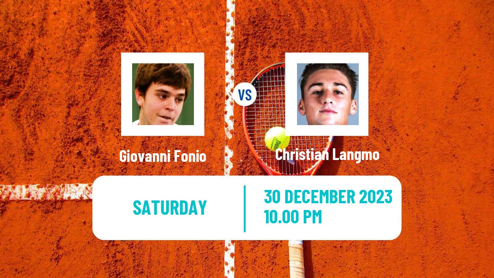 Tennis Nonthaburi Challenger Men Giovanni Fonio - Christian Langmo