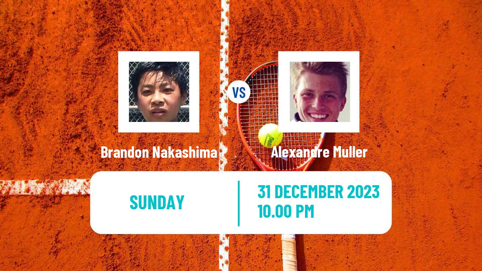 Tennis Canberra Challenger Men Brandon Nakashima - Alexandre Muller