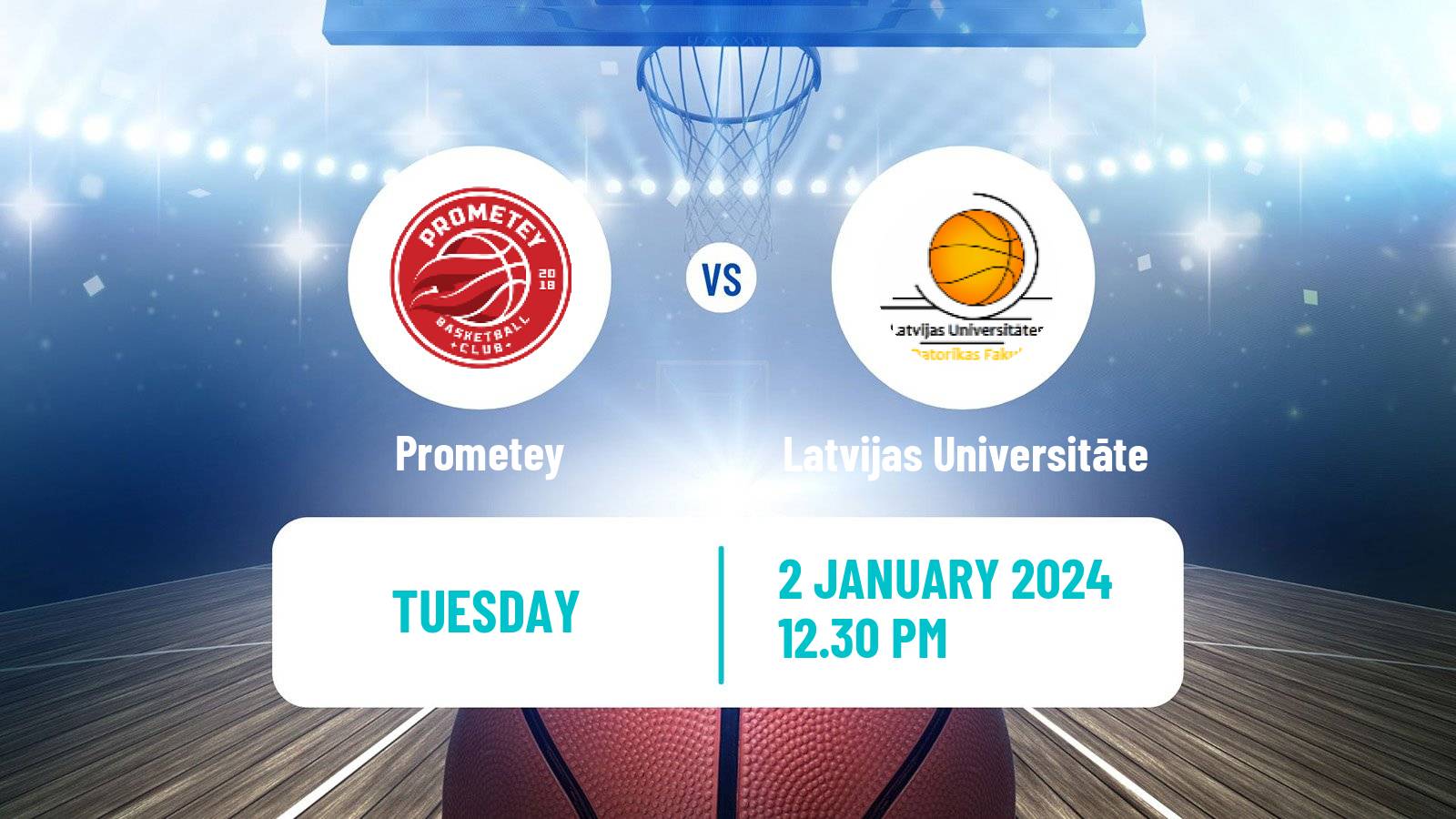 Basketball Estonian–Latvian Basketball League Prometey - Latvijas Universitāte