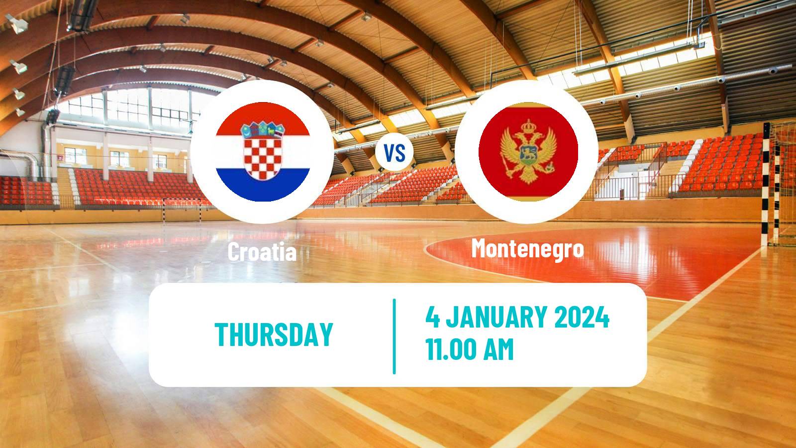Handball Friendly International Handball Croatia - Montenegro