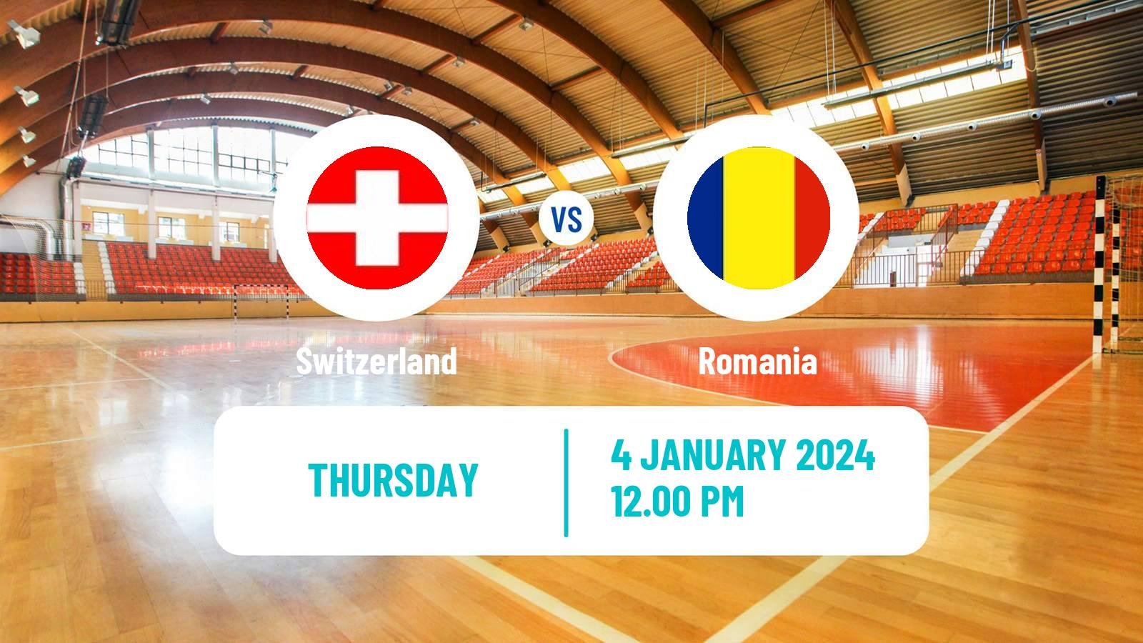 Handball Friendly International Handball Switzerland - Romania