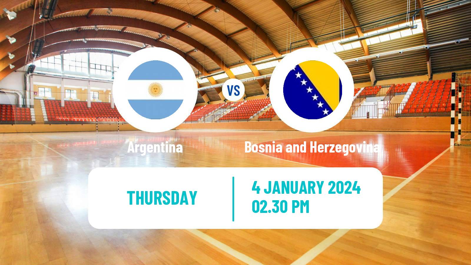 Handball Friendly International Handball Argentina - Bosnia and Herzegovina