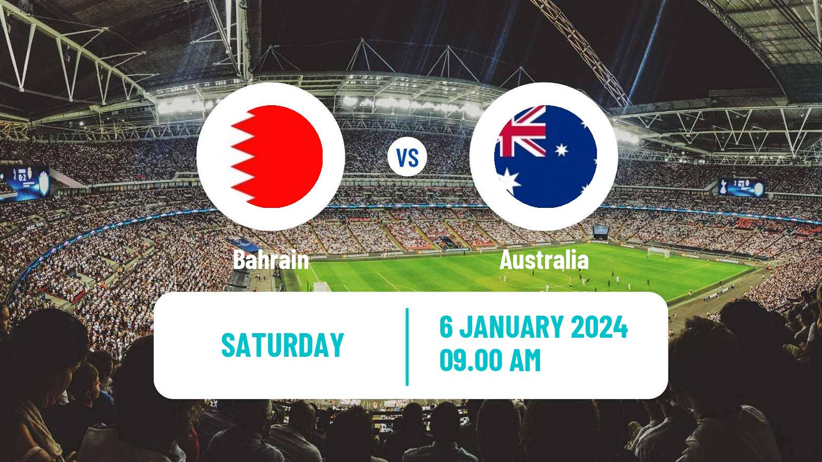 Soccer Friendly Bahrain - Australia