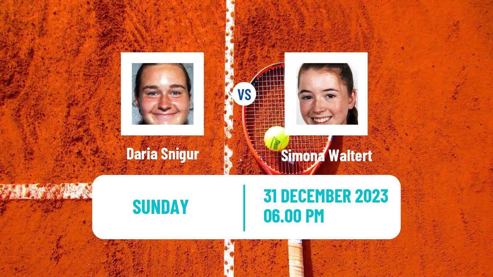 Tennis Canberra Challenger Women Daria Snigur - Simona Waltert