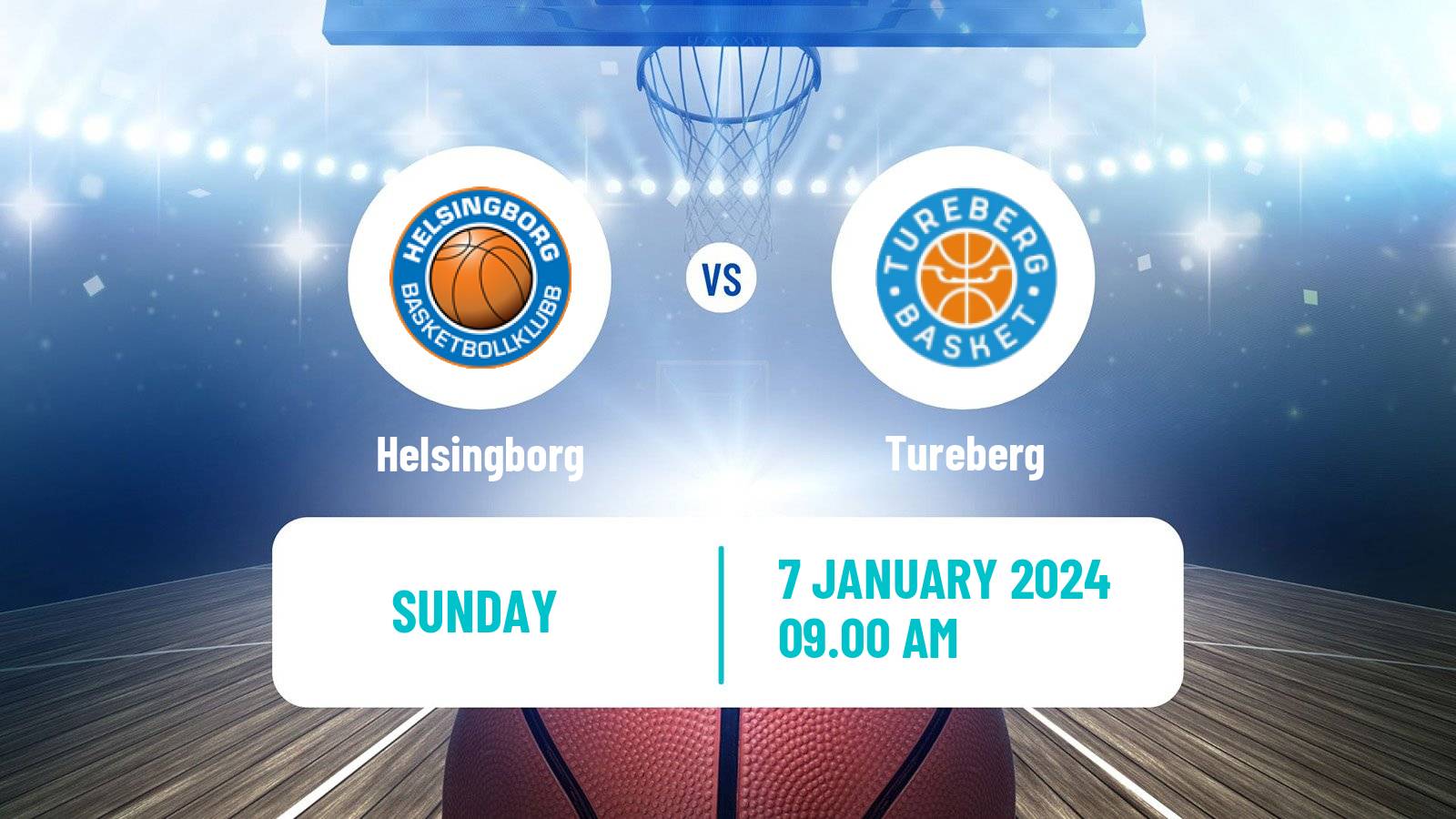 Basketball Swedish Superettan Basketball Helsingborg - Tureberg