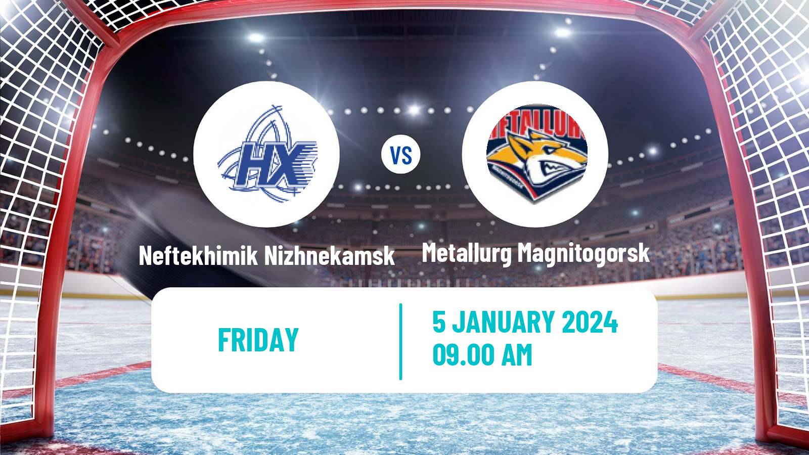 Hockey KHL Neftekhimik Nizhnekamsk - Metallurg Magnitogorsk