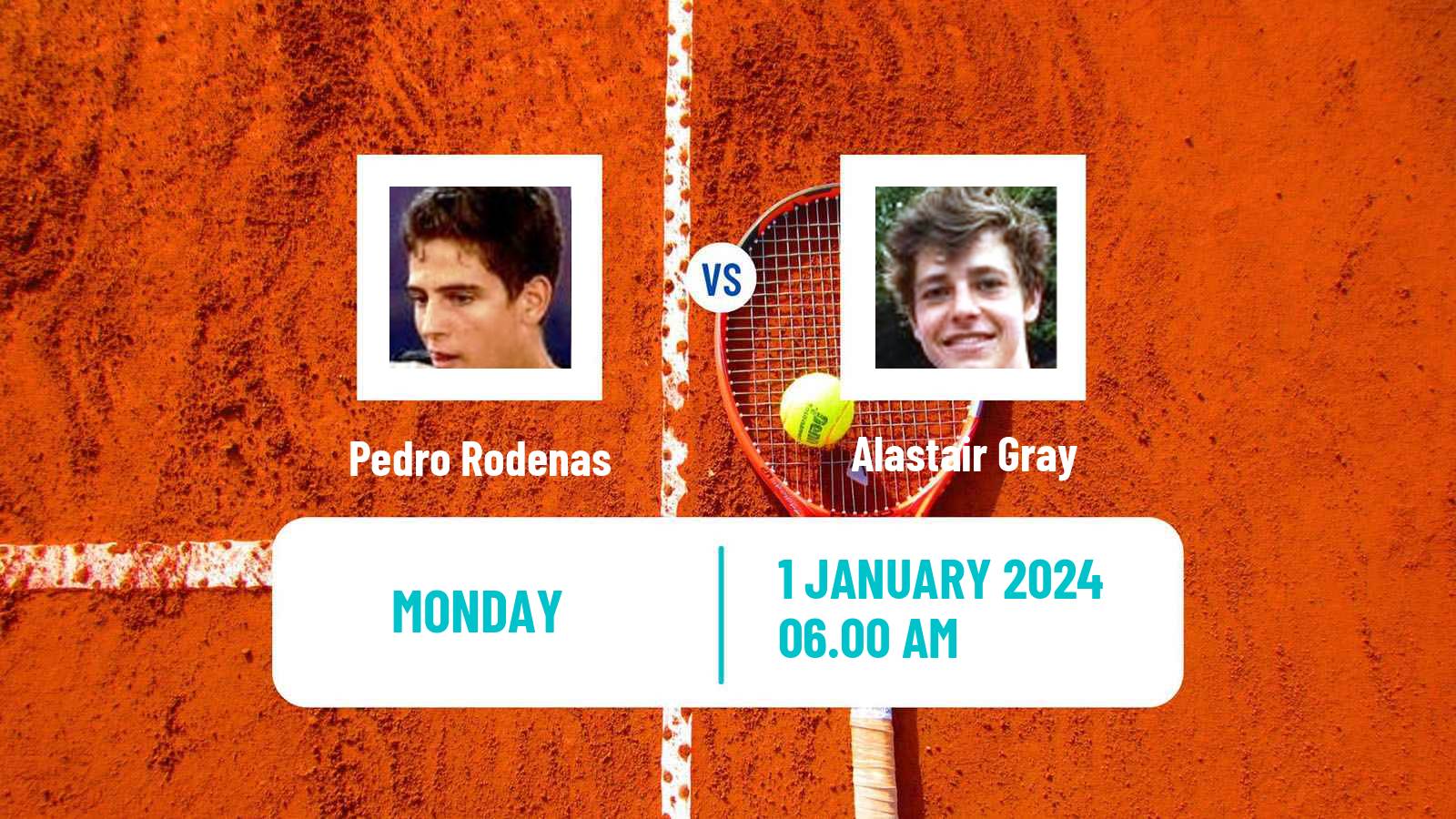 Tennis Oeiras Challenger Men Pedro Rodenas - Alastair Gray