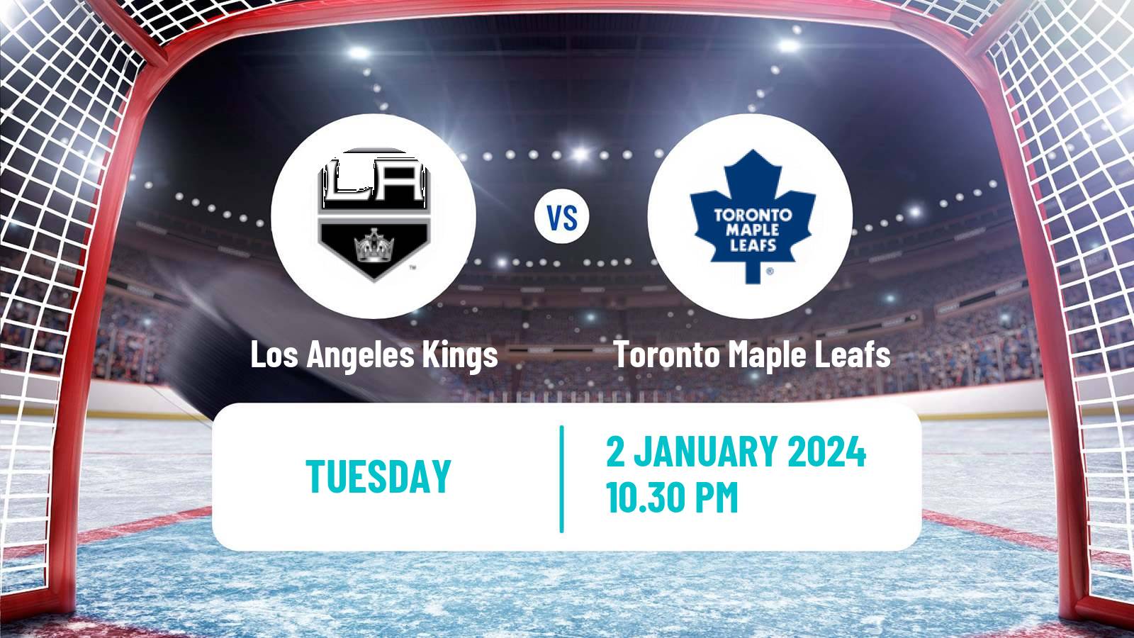 Hockey NHL Los Angeles Kings - Toronto Maple Leafs