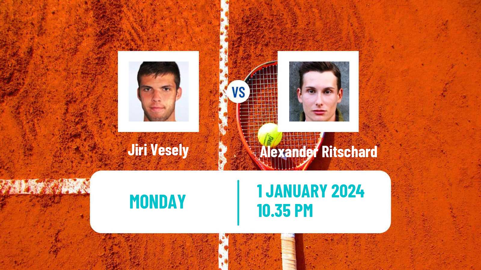 Tennis Canberra Challenger Men Jiri Vesely - Alexander Ritschard