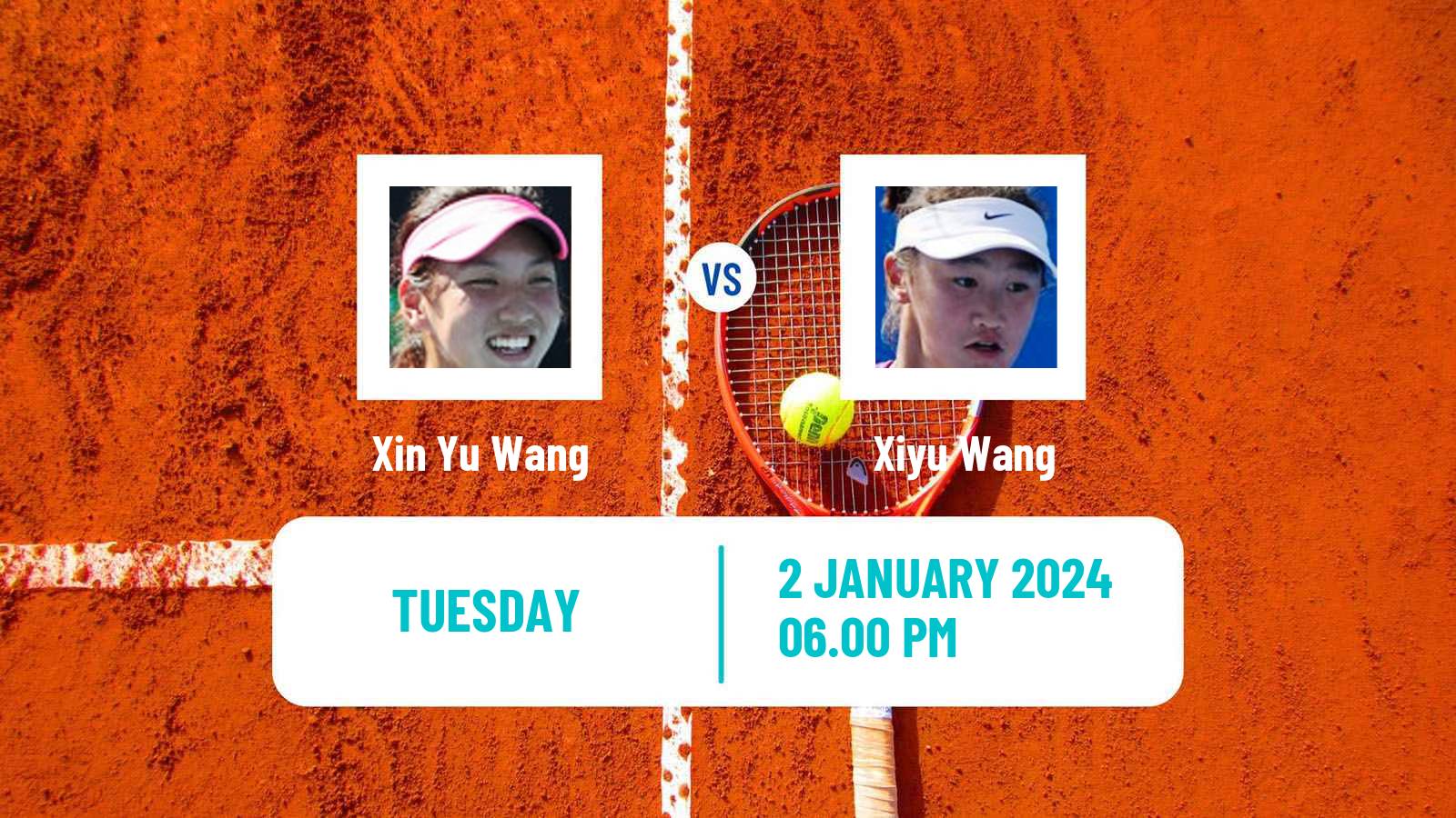 Tennis WTA Auckland Xin Yu Wang - Xiyu Wang