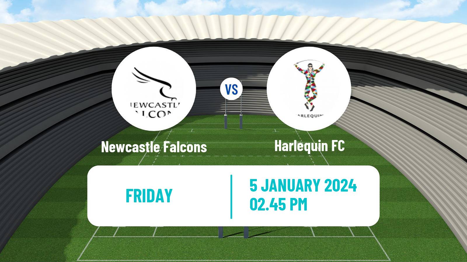 Rugby union English Premiership Rugby Newcastle Falcons - Harlequins