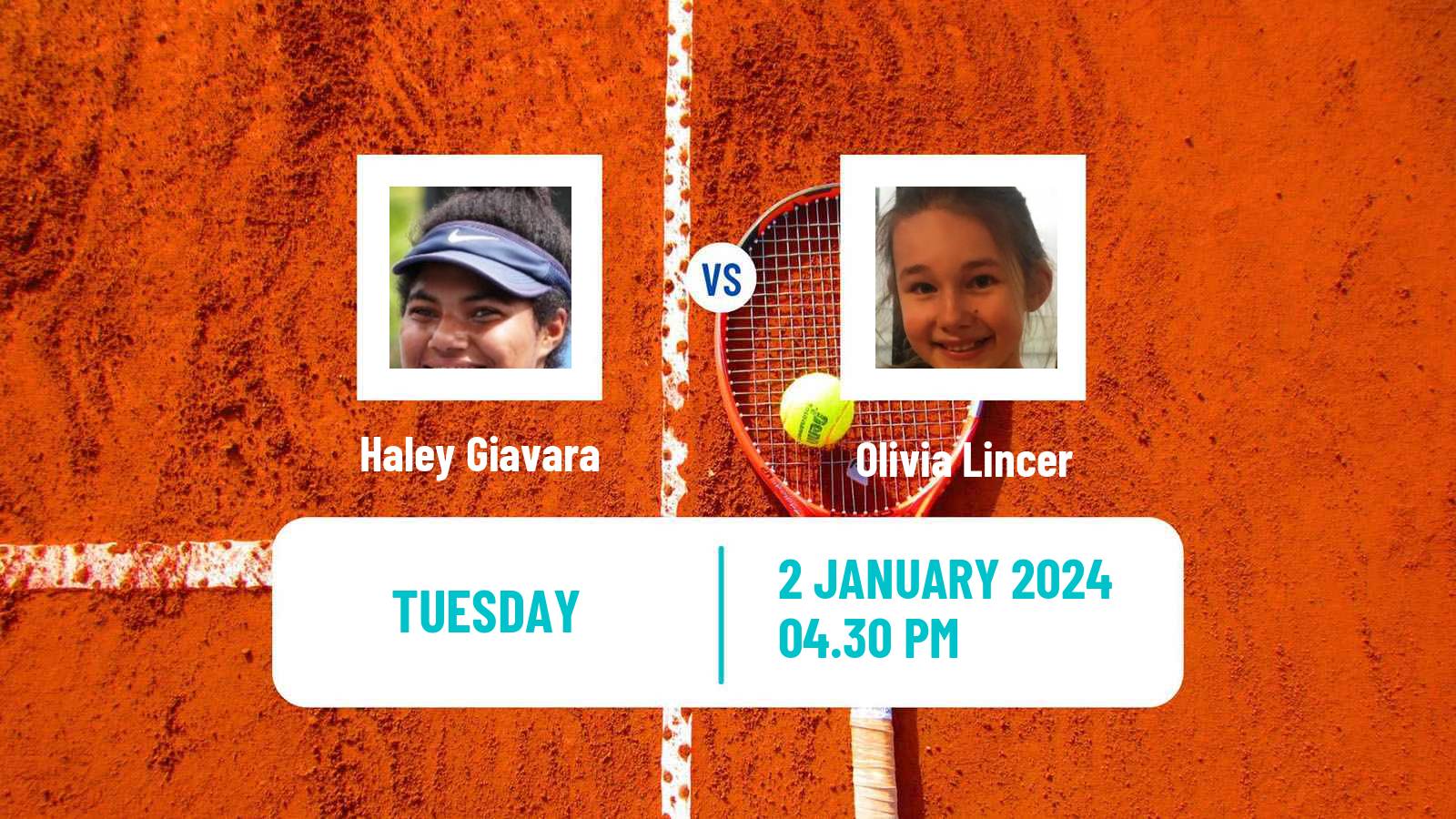 Tennis ITF W35 Arcadia Ca Women Haley Giavara - Olivia Lincer