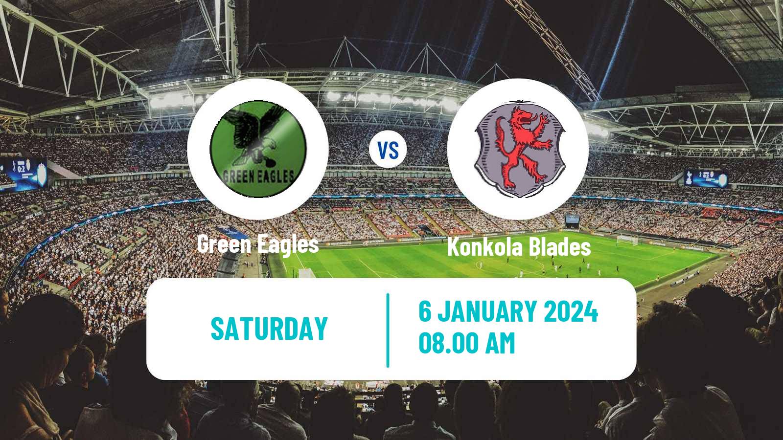 Soccer Zambian Premier League Green Eagles - Konkola Blades