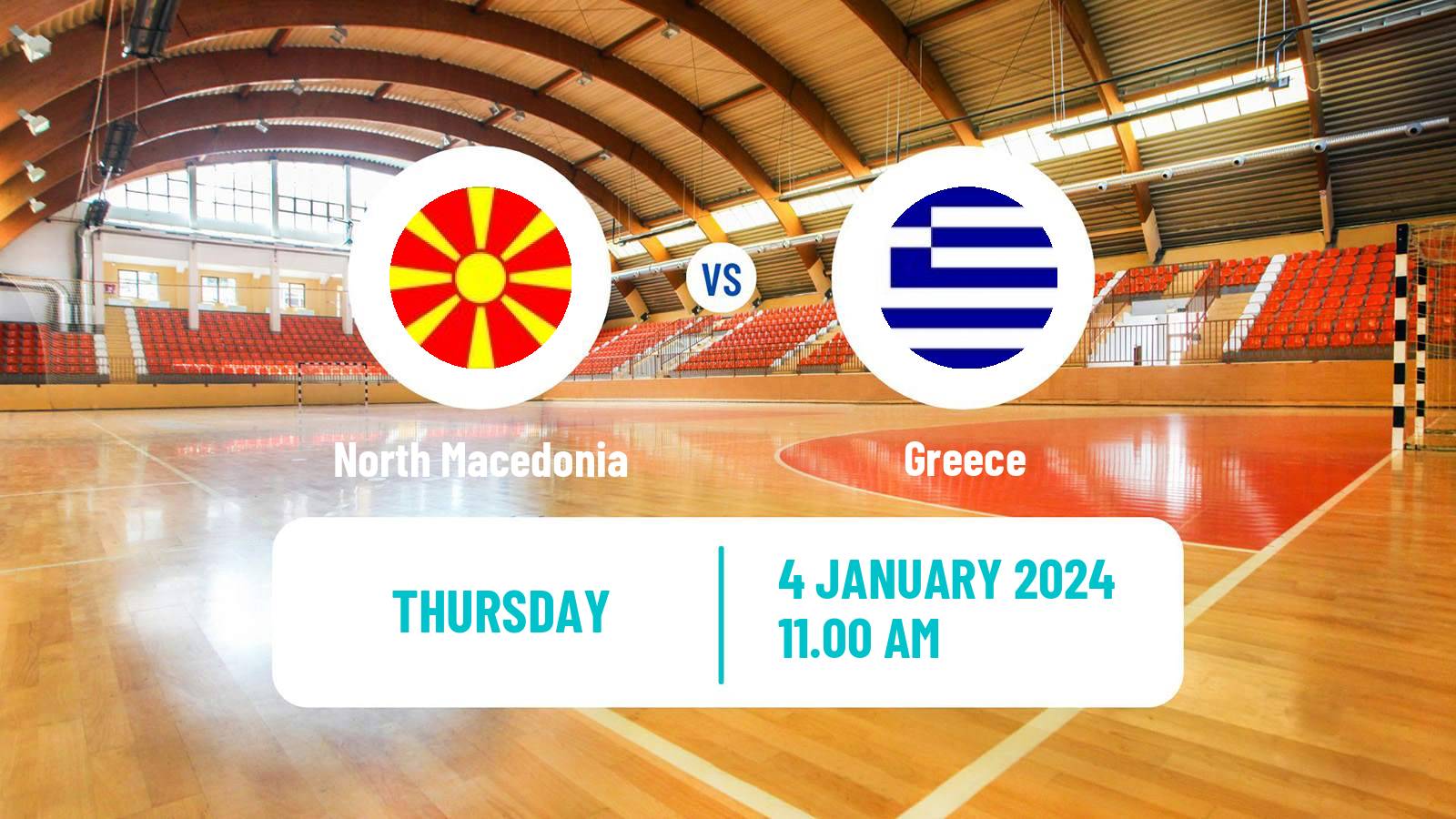 Handball Friendly International Handball North Macedonia - Greece