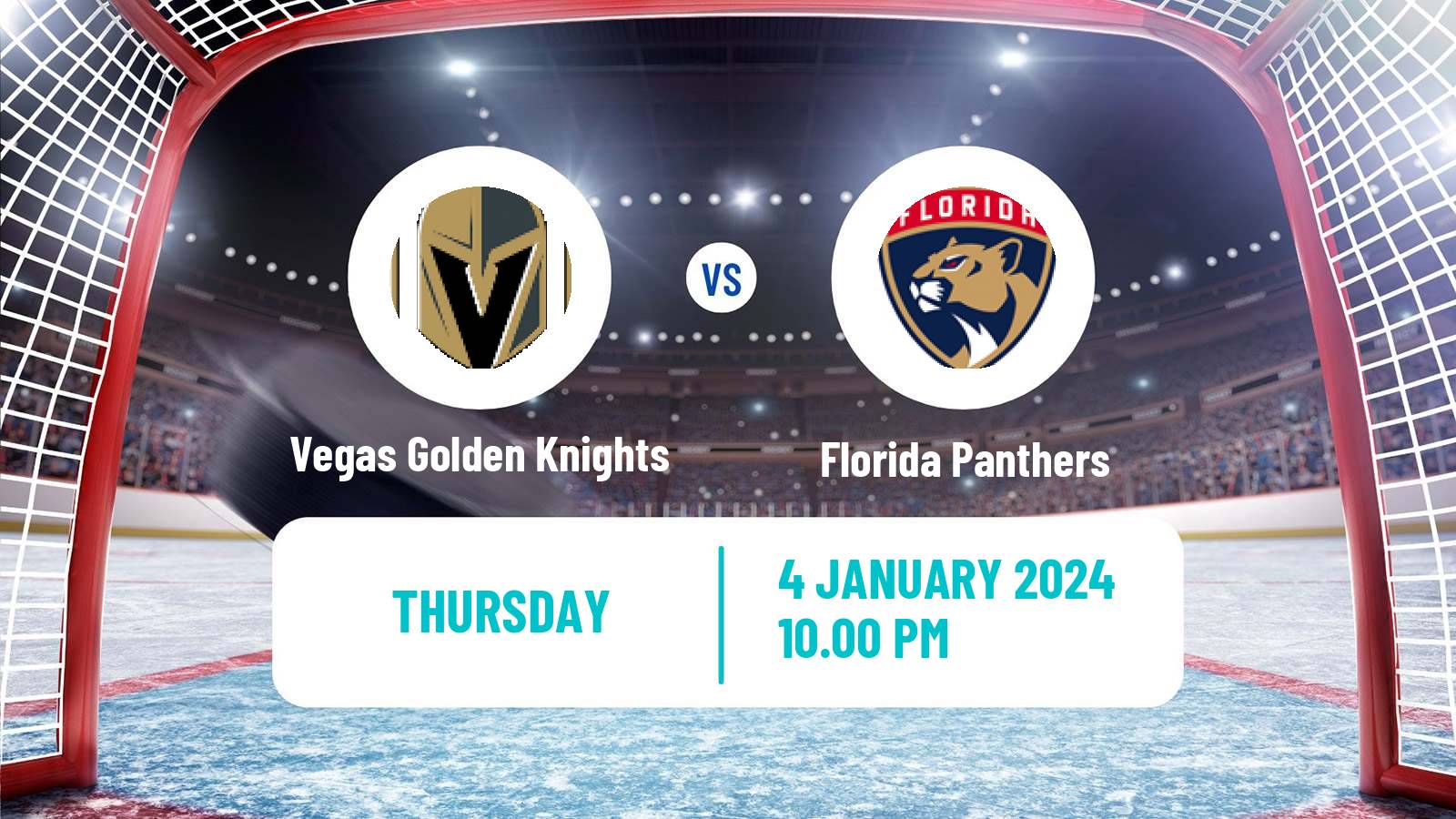 Hockey NHL Vegas Golden Knights - Florida Panthers