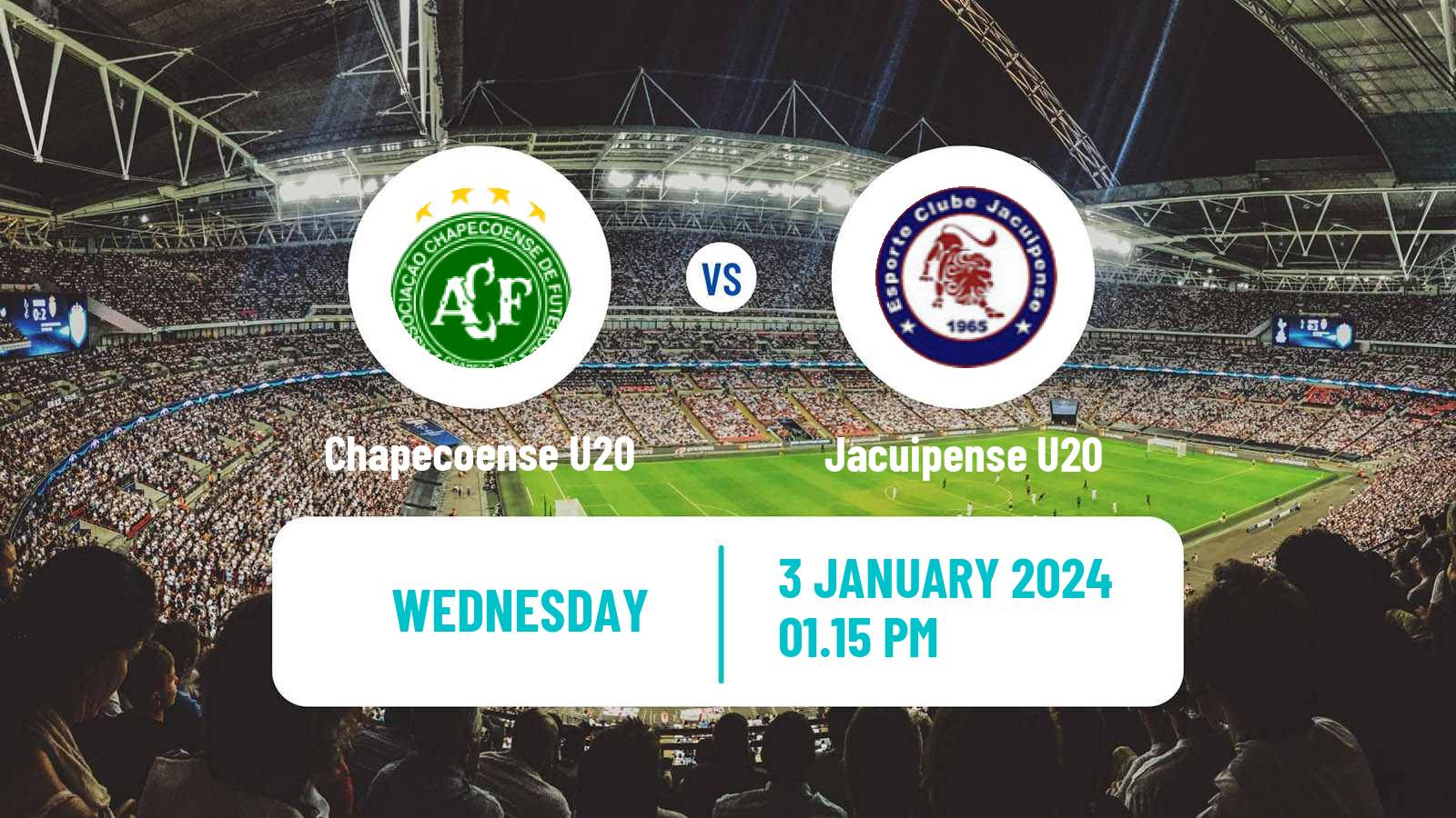 Soccer Brazilian Copa Sao Paulo de juniores Chapecoense U20 - Jacuipense U20