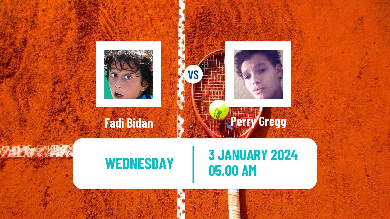 Tennis ITF M15 Monastir Men Fadi Bidan - Perry Gregg