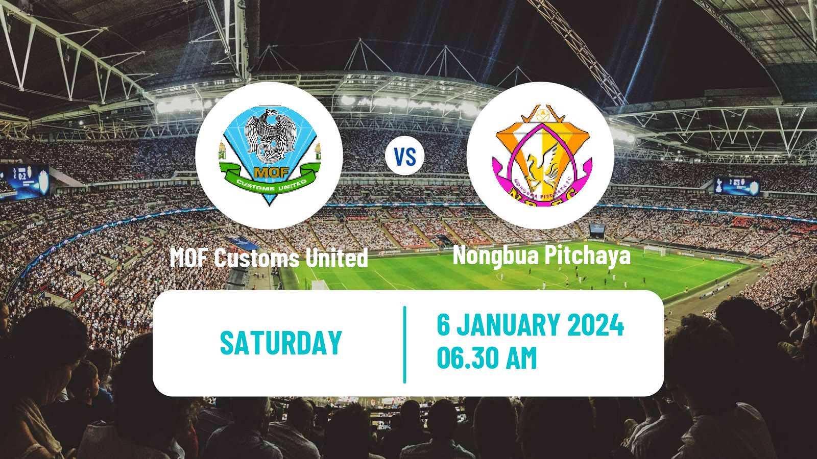 Soccer Thai League 2 MOF Customs United - Nongbua Pitchaya