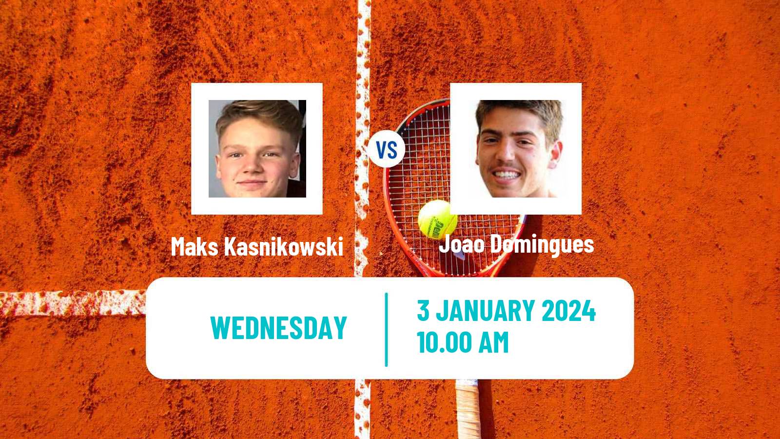 Tennis Oeiras Challenger Men Maks Kasnikowski - Joao Domingues
