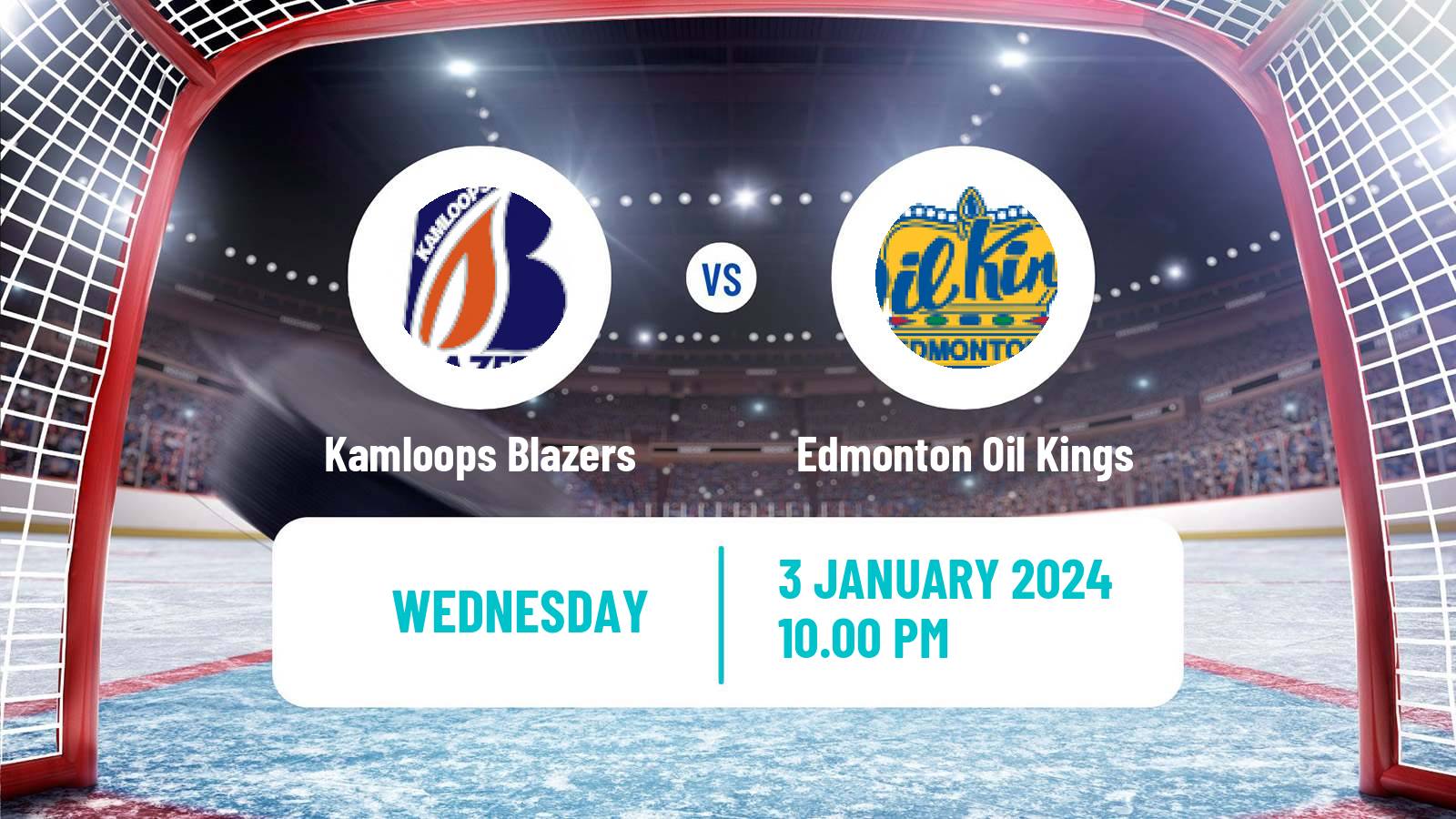 Hockey WHL Kamloops Blazers - Edmonton Oil Kings