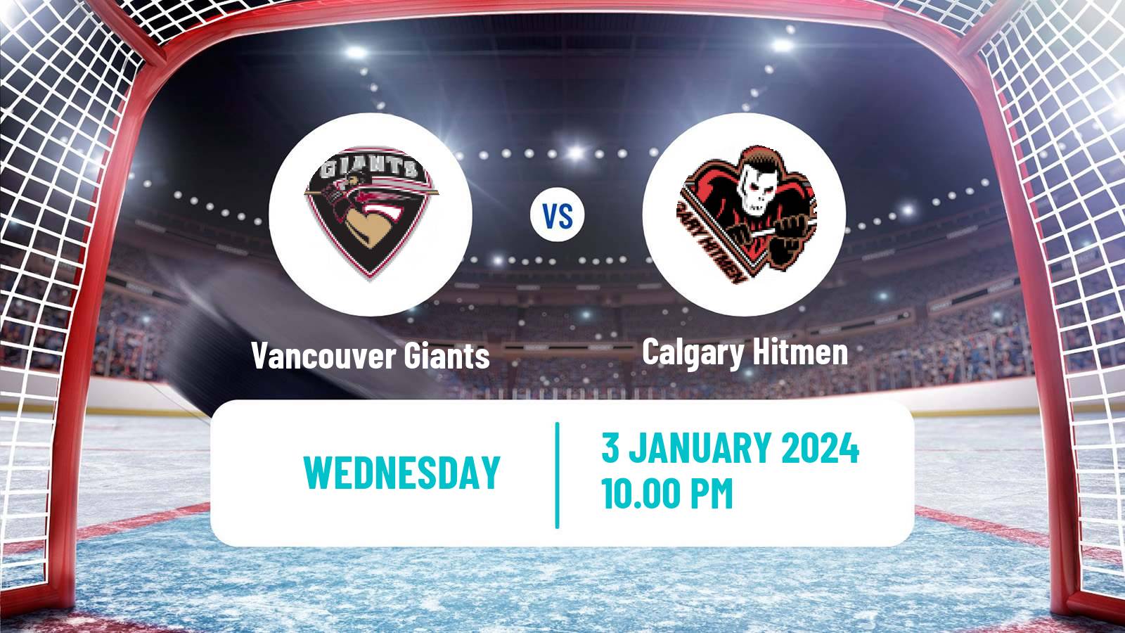 Hockey WHL Vancouver Giants - Calgary Hitmen